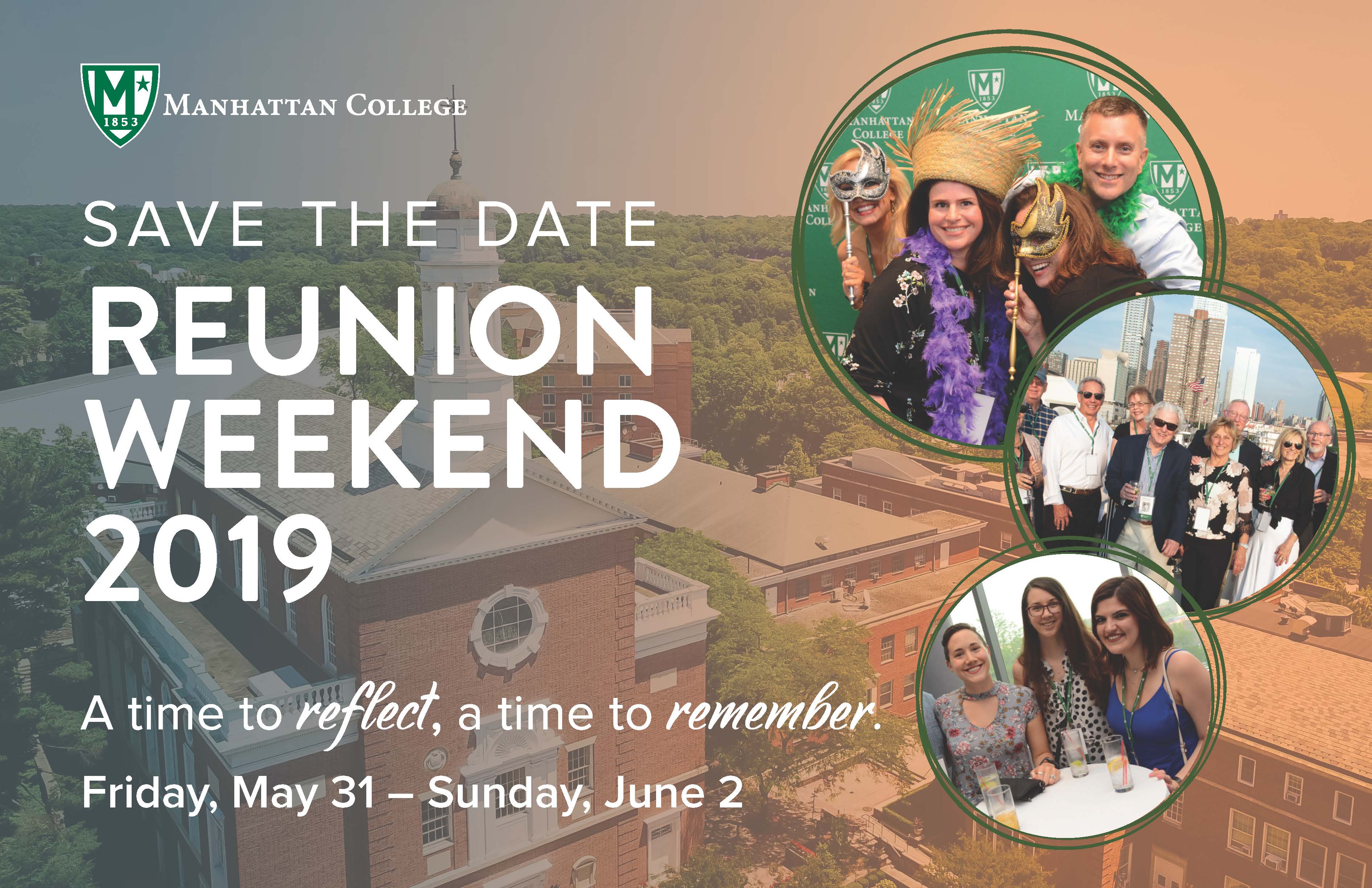 Reunion Weekend 2019 Save the Date